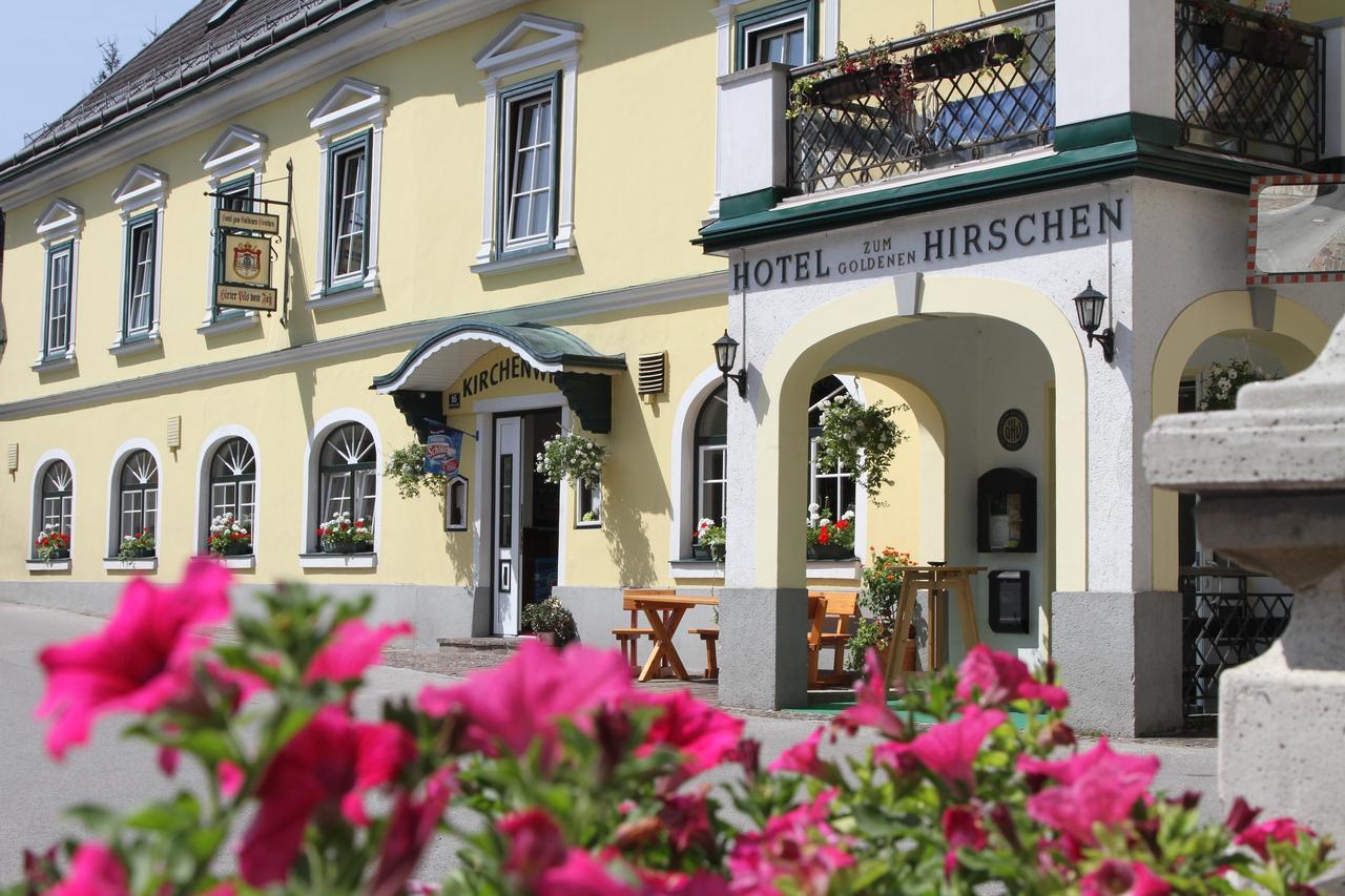 Hotel Zum Goldenen Hirschen Gostling an der Ybbs Bagian luar foto